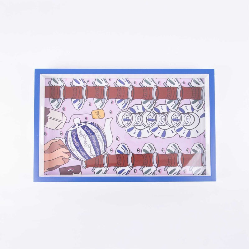 بلندز صينية تقديم رسومات الشاي - Image 3