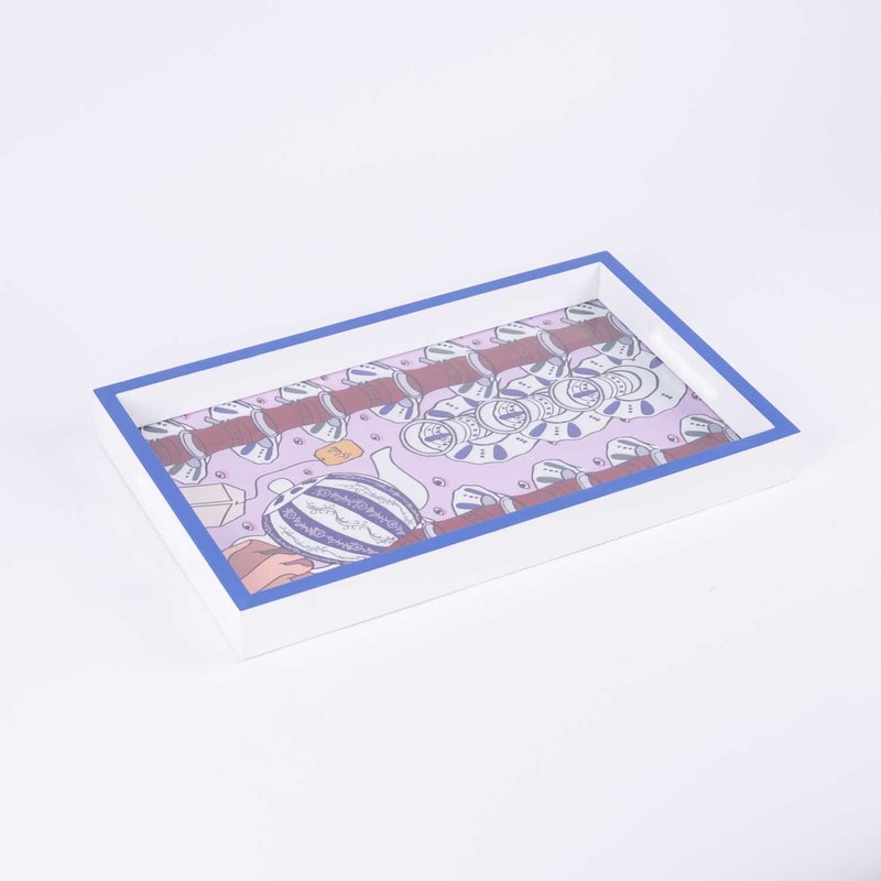 بلندز صينية تقديم رسومات الشاي - Image 4