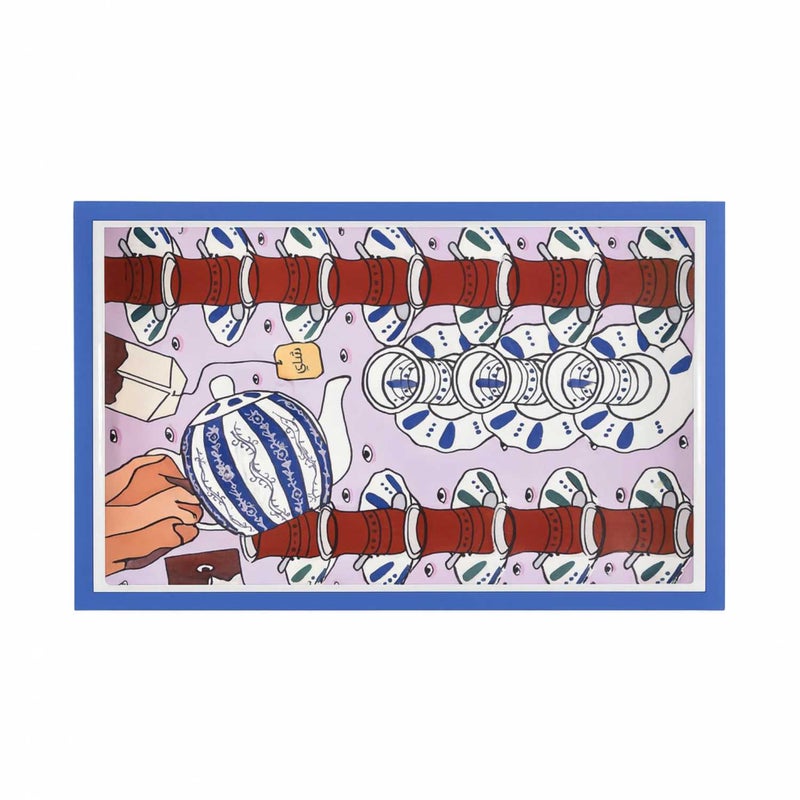 بلندز صينية تقديم رسومات الشاي - Image 1