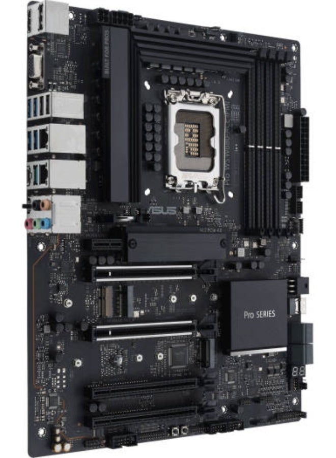 ASUS Pro WS W680-ACE Workstation Motherboard – Intel LGA 1700, W680 Chipset, DDR5 ECC/Non-ECC up to 192GB, Dual PCIe 5.0 x16, 3× M.2 PCIe 4.0, 8× SATA 6Gb/s, Dual 2.5Gb Ethernet, USB-C & USB 3.2 Gen2, ATX | 90MB1DZ0-M0EAY0 - Image 4