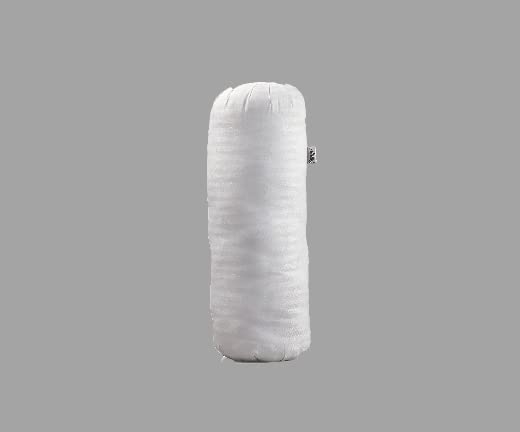Kwality Dreams Kwality Dreams Microfibre Round Bolster Light, Soft & Fluffy for Neck & Back Support,Bed/Sofa/Diwan Pillow, Pack of 2 [31X30 inches-White Satin]  - Image 5