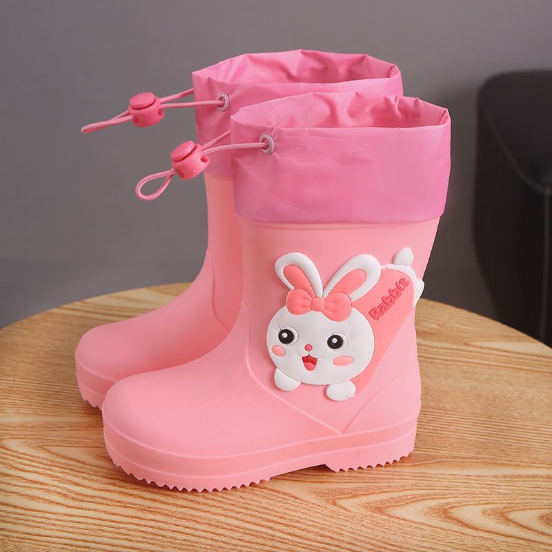 Children'S Rain Boots Girls' Non-Slip Children'S Children'S Baby Boys Children'S Girls' Women'S Rain Boots Student Girls' Water Shoes - Image 2