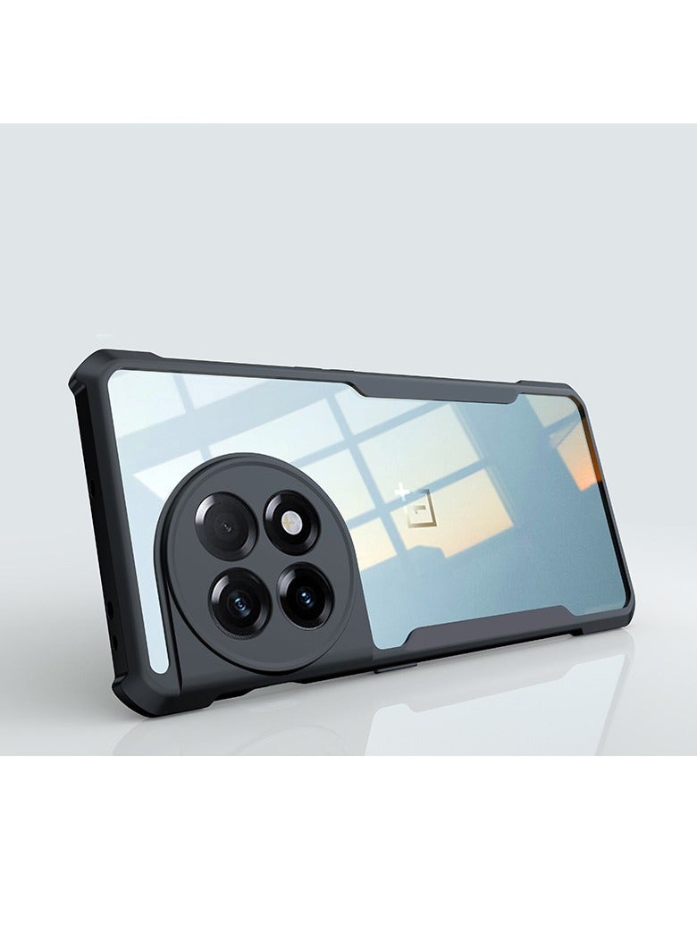 OnePlus 11R 5G Mobile Phone Case Cover, Ultra-Thin Lightweight Cover Soft TPU Bumper + Acrylic Clear Back Case Cover - Image 1