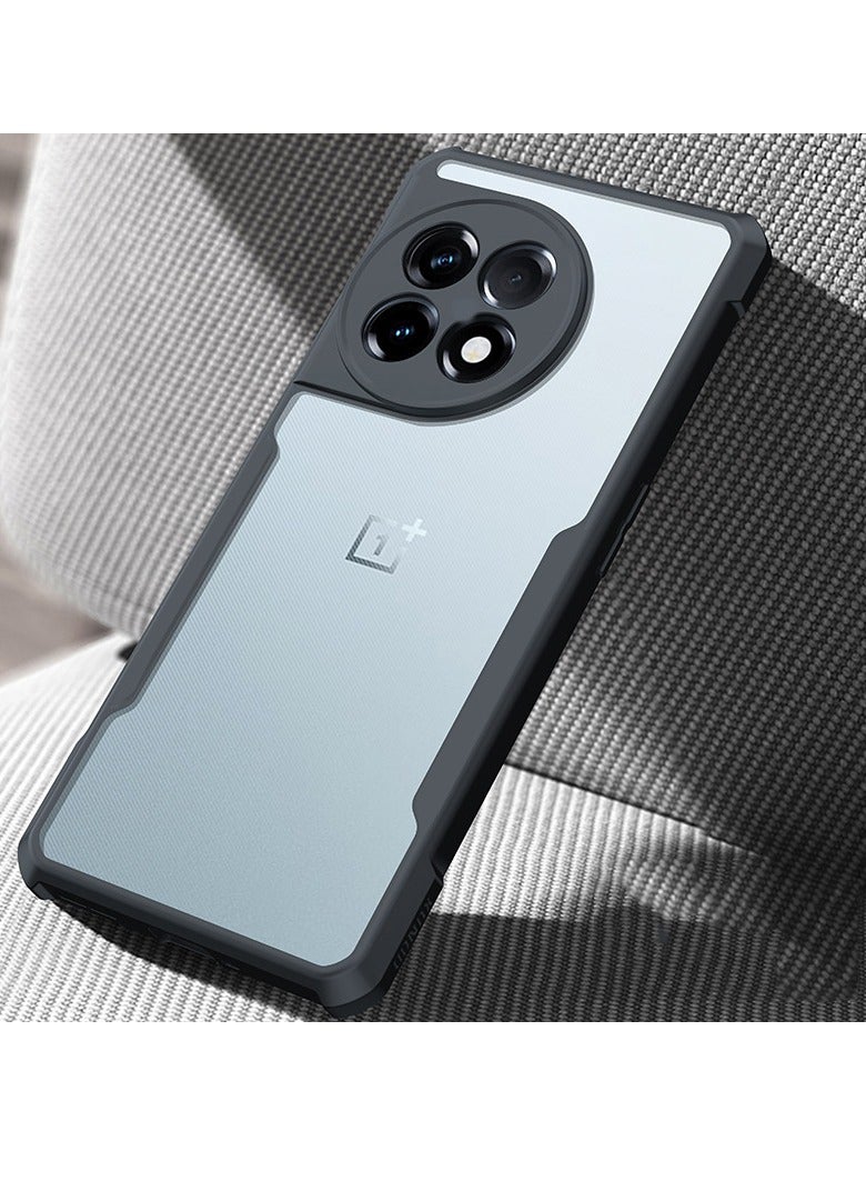 OnePlus 11R 5G Mobile Phone Case Cover, Ultra-Thin Lightweight Cover Soft TPU Bumper + Acrylic Clear Back Case Cover - Image 3