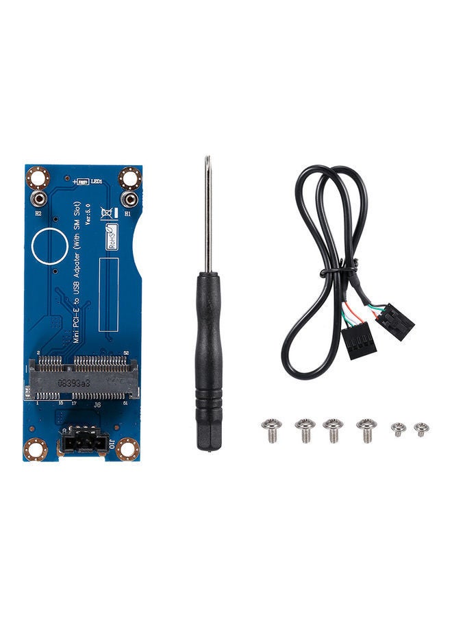 NIBEMINENT Mini PCI-E To USB Adapter Card With Sim Slot Kit Multicolour - Image 4