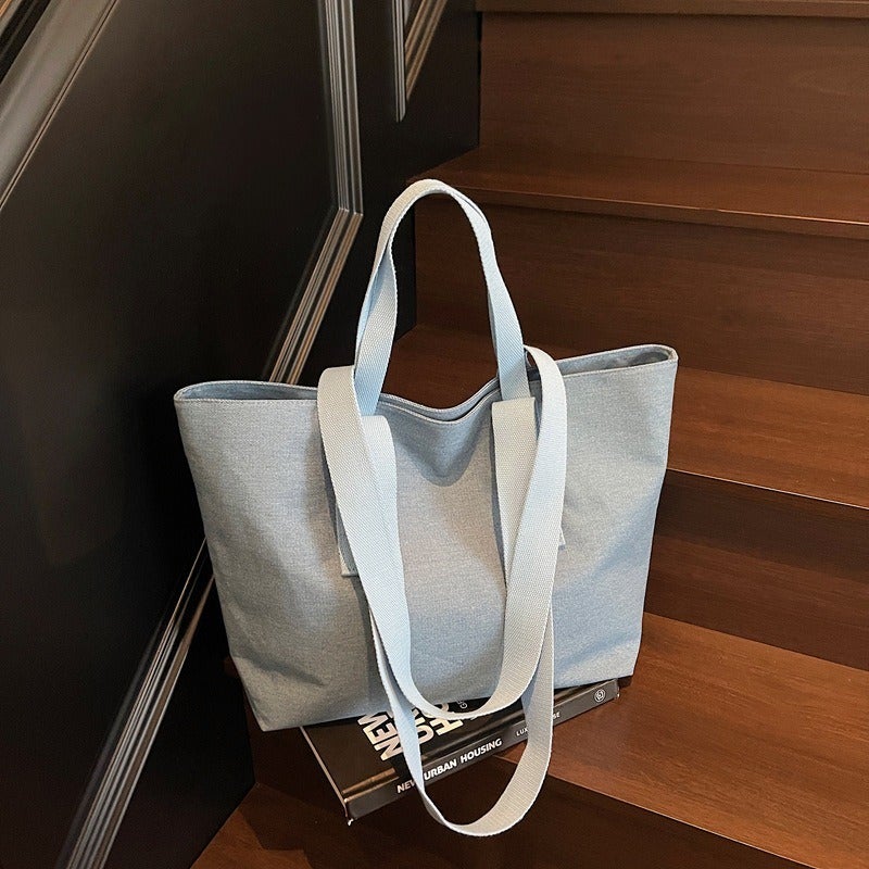 Women's Large Capacity Nylon Tote Shoulder Bag - Image 4