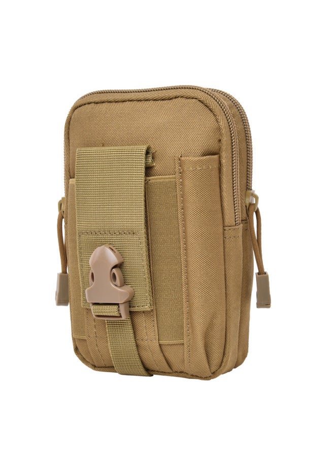 Generic Outdoor Sports Waist Bag Men's Running Tactical Phone Bag Military Fan Tactical Coin Purse Molle Accessory Hanging-Color:Black Python-Capacity:Below 20L - Image 2