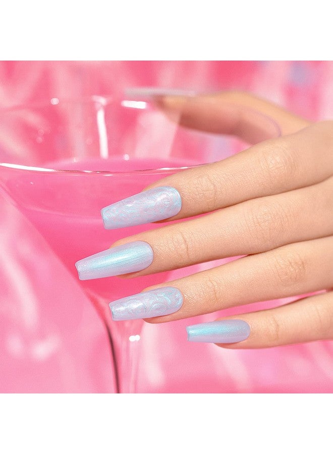 RARJSM Gel Builder Nail Polish Pearl White Hard Gel In A Bottle Mermaid Shell Glitter Pearlescent Thick Extension Structure Gel For Nails 15Ml Soak Off Curing Requires Salon Home Diy Beginer Use - Image 3