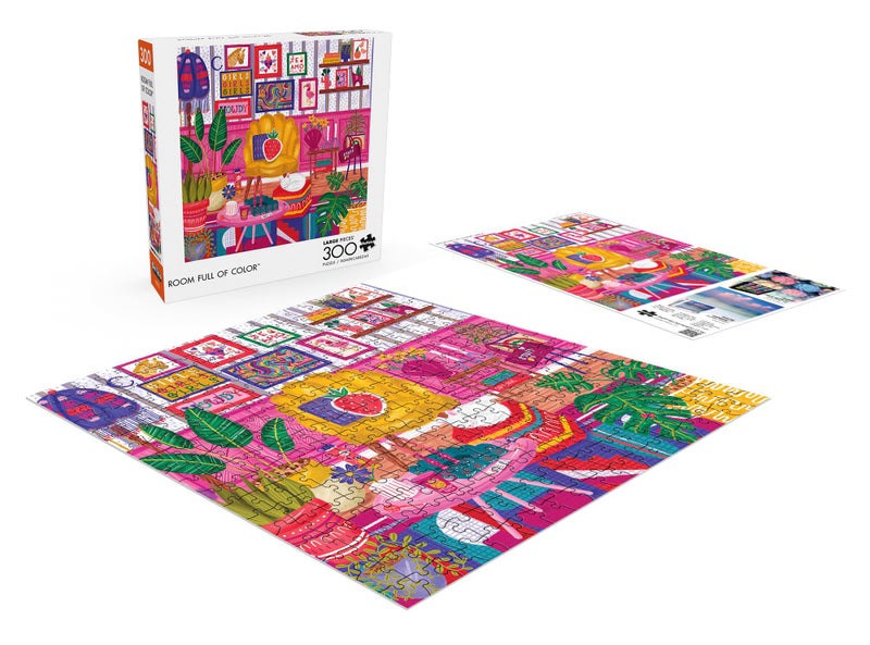 Buffalo Games - Katherine Dietz - Room Full of Color - 300 Piece Jigsaw Puzzle for Adults Challenging Puzzle Perfect for Game Nights - Finished Puzzle Size is 21.25 x 15.00 - Image 4
