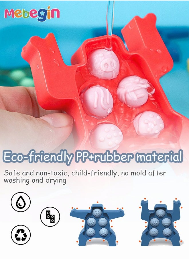16PCS Fidget Toy Set, Push Pop Fidget Toy, Bubble Poppet Fidget Toy, Pop It Sensory Toy, Multifunctional Stacking Toy, Stress Relieveing Toy, Easy to Clean and Re-useable, Full of Fun Anytime Anywhere, Ideal Gift for Kids Aged 3+