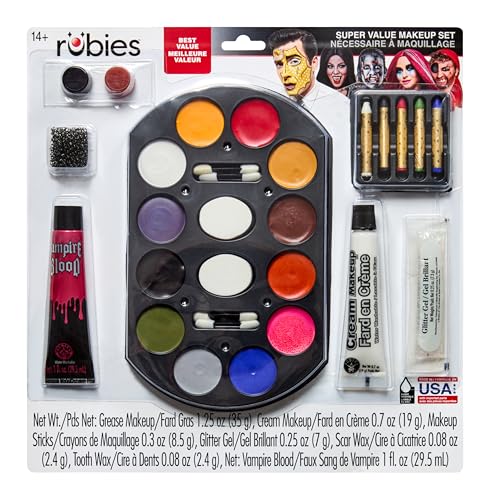 Rubies Super Value Family Makeup Kit for Adults Unisex No Size - Image 1