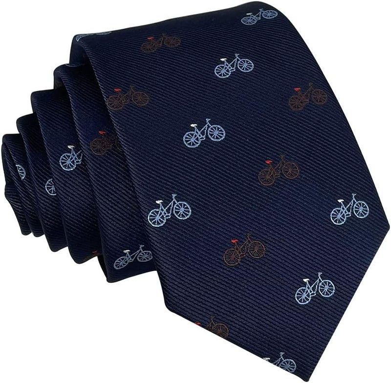Mens Microfiber Polyester Necktie Pattern Tie for Men