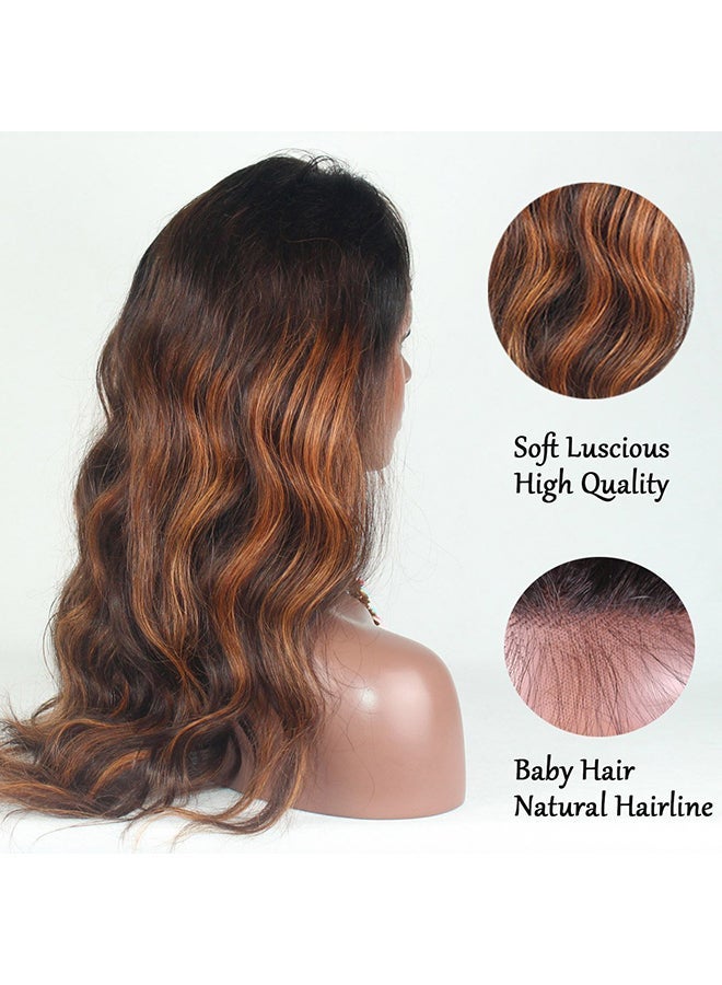 NIBEMINENT Long Wave Lace Front Wig Brown - Image 2