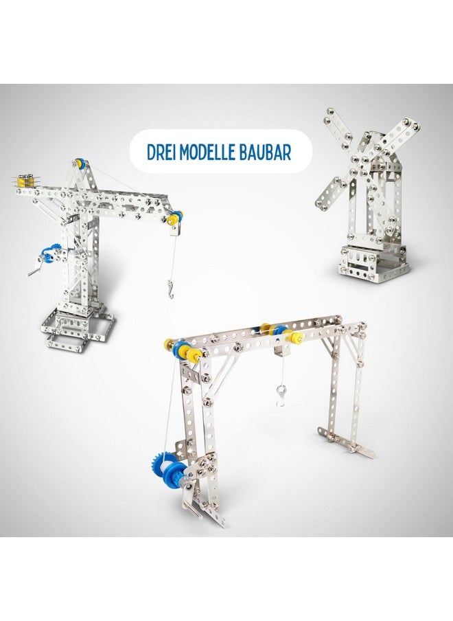eitech Eitech Crane and Windmill Construction Set and Educational Toy - Intro to Engineering and STEM Learning, Steel (10005-C05)  - Image 3