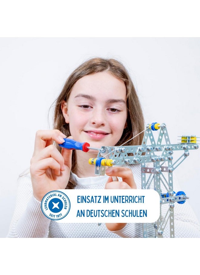 eitech Eitech Crane and Windmill Construction Set and Educational Toy - Intro to Engineering and STEM Learning, Steel (10005-C05)  - Image 5