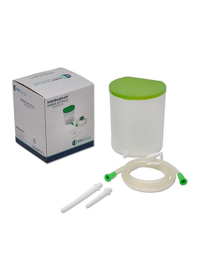 آي إس إندوسيرجيكالز مجموعة حقنة شرجية من مادة البولي فينيل كلوريد للاستخدام المنزلي مع التعليمات - Image 1