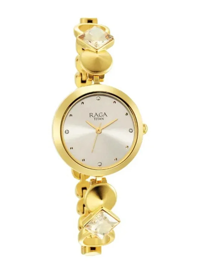TITAN Titan Raga Love All Watch with Champagne Dial & Analog Function for Women