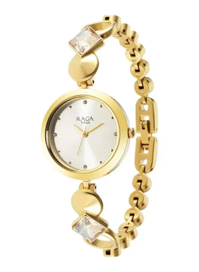 TITAN Titan Raga Love All Watch with Champagne Dial & Analog Function for Women