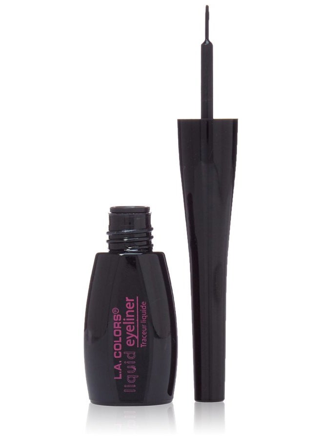 L.A. Colors Thin Tip Liquid Liner (carded), Black CBLE326 - Image 1