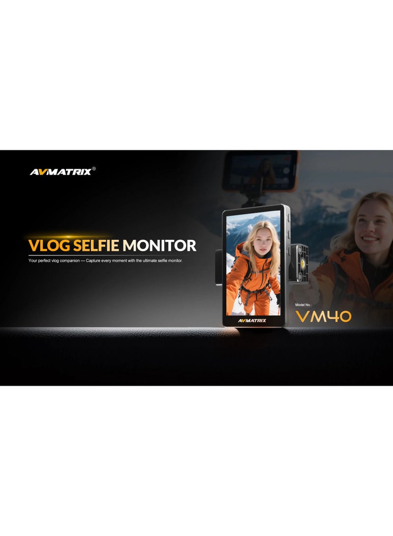 AVMATRIX VM40 Vlog Selfie Monitor. - Image 2