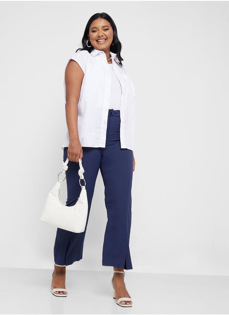 Ella Plus Side Slit Pants  - Image 1