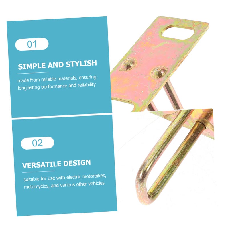 Motorcycle Seat Lock Plate Metal 4pcs Set Size 6.5X4.5X3CM Easy to Install - Image 4