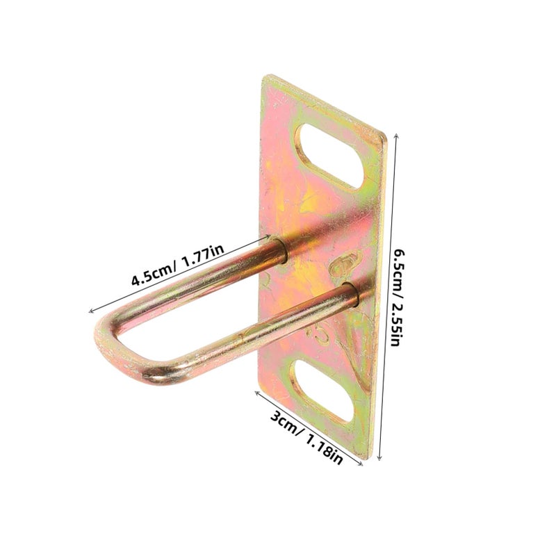 Motorcycle Seat Lock Plate Metal 4pcs Set Size 6.5X4.5X3CM Easy to Install - Image 3