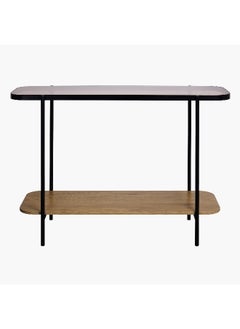 Home Box Velmont Glass Top Console Table with Shelf 39 x 76 x 110 cm  - Image 3