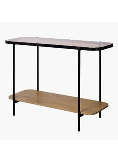 Home Box Velmont Glass Top Console Table with Shelf 39 x 76 x 110 cm  - Image 5