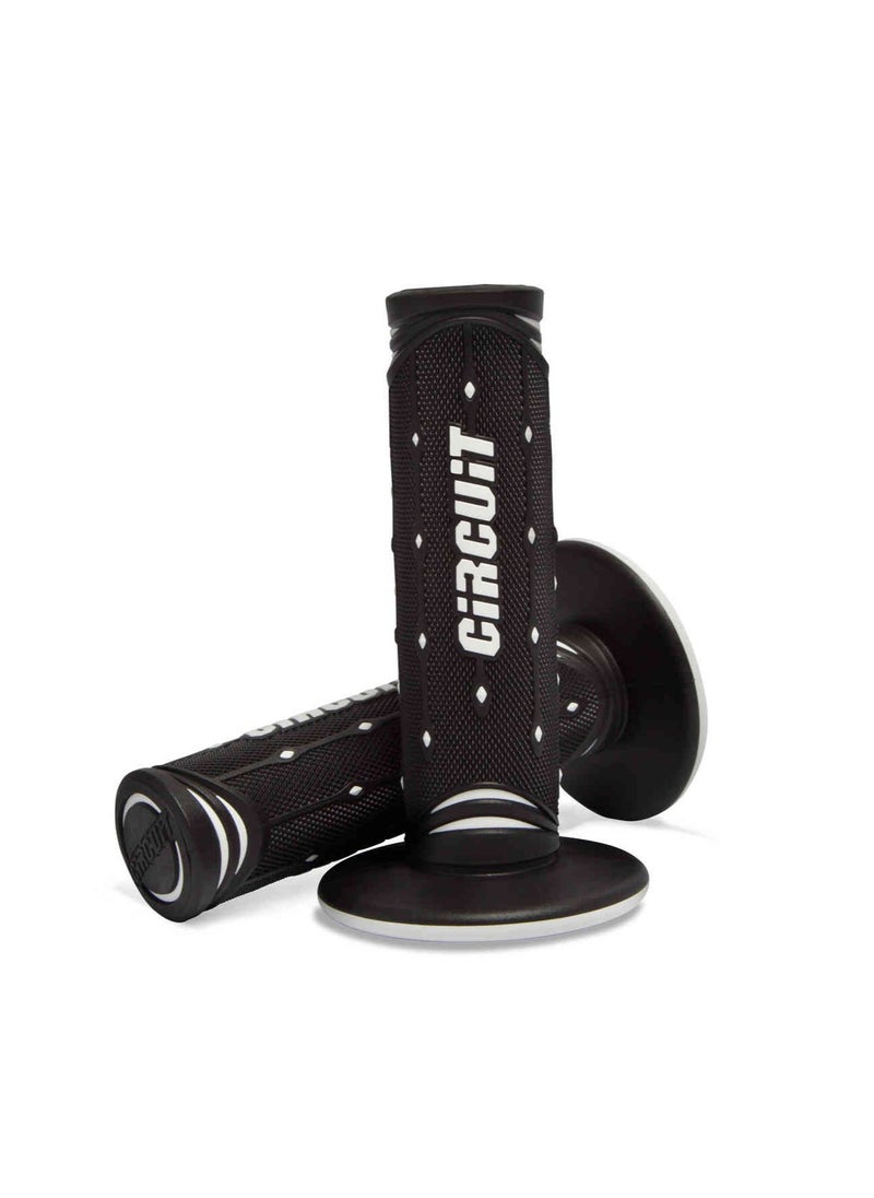 CIRCUIT Circuit Equipment JUPITER Racing Grip Black White 