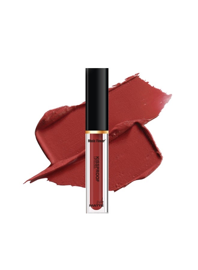 Music Flower Matte Lipgloss Long Lasting Kiss Proof 15