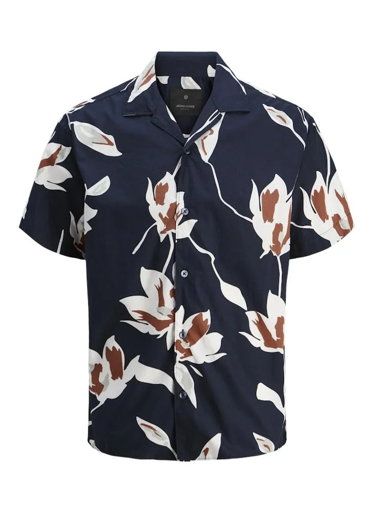 JACK & JONES Casual Print Resort Regular Fit Shirt