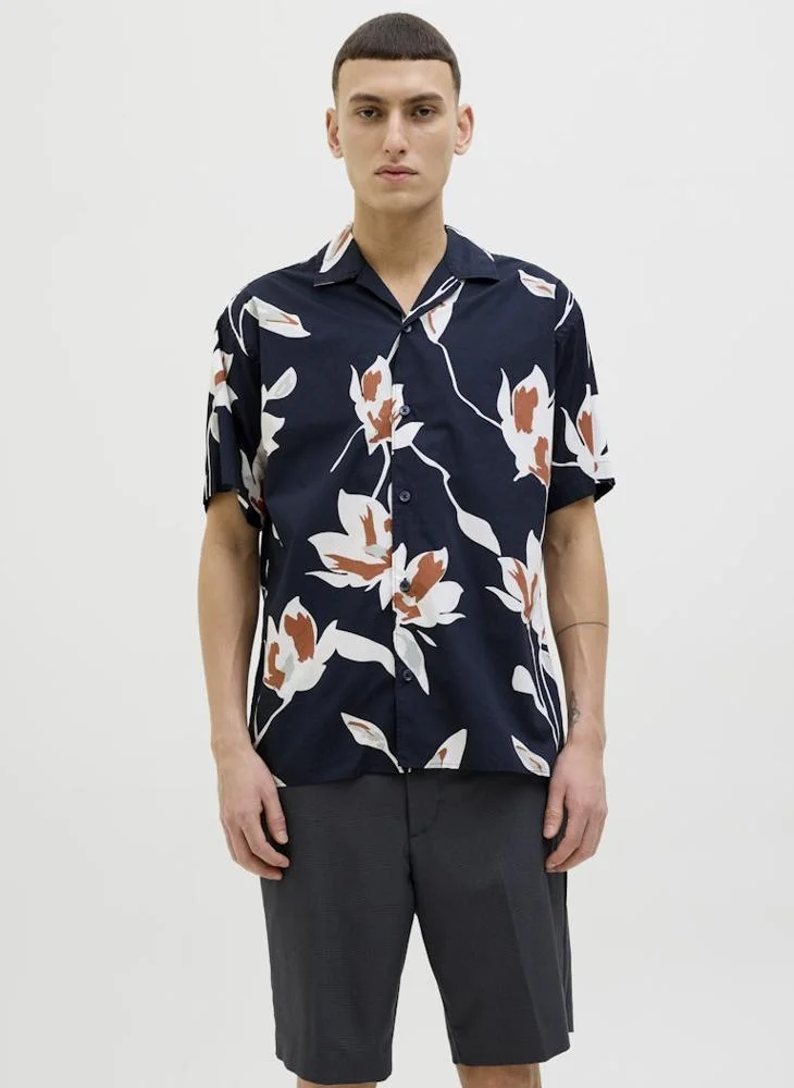 JACK & JONES Casual Print Resort Regular Fit Shirt
