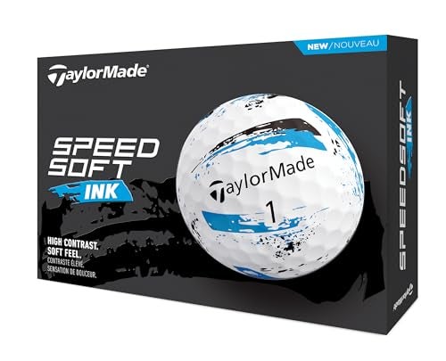 TaylorMade SpeedSoft Ink Blue Golf Ball, 2024 - Image 4
