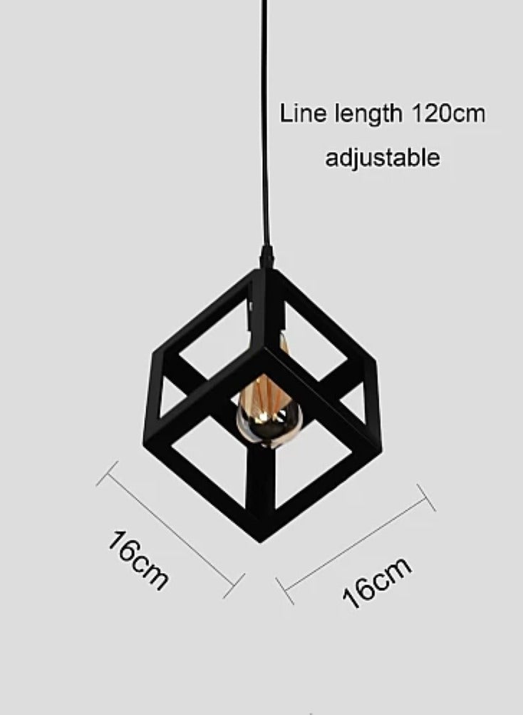 Single pendant light, black color, modern and luxurious design  - Image 2