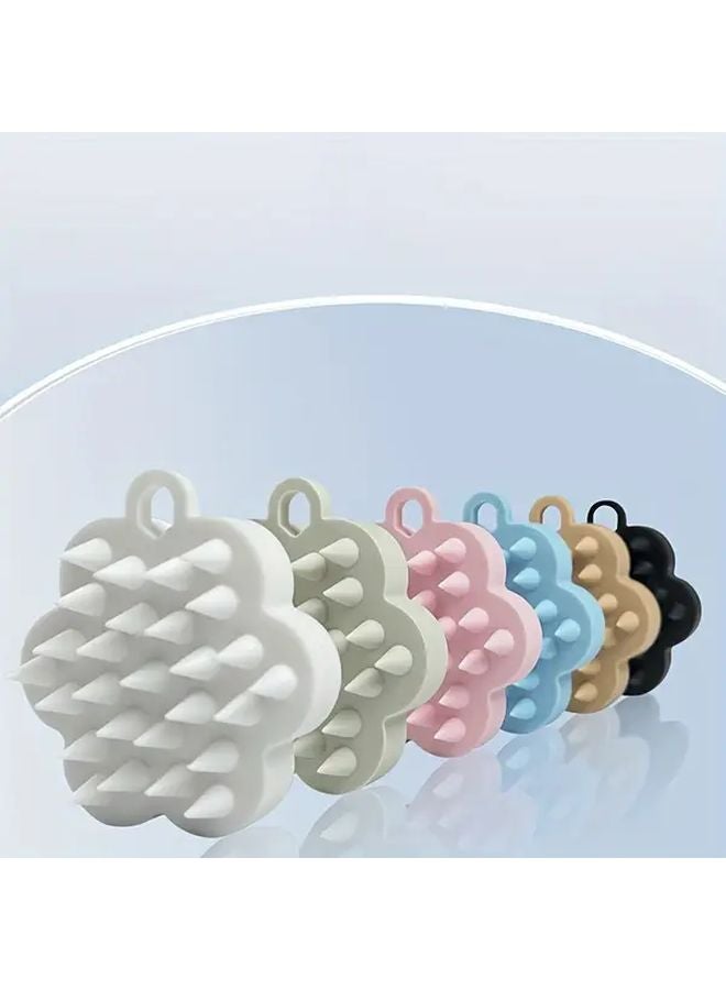 ماساج فروة الرأس الأبيض، فرشاة شامبو للشعر المبلل والجاف، للنساء والرجال والحيوانات الأليفة - Image 2