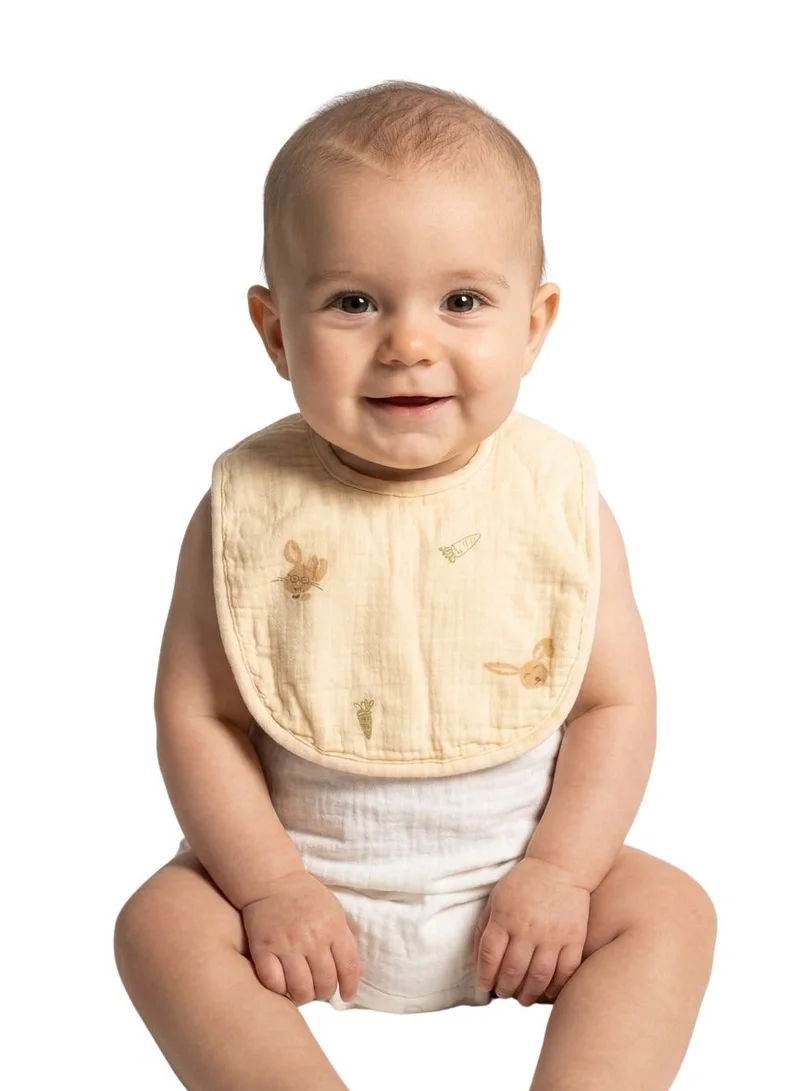 بيبي كلو Cute Baby Bib with Fun Prints -Easy Clean