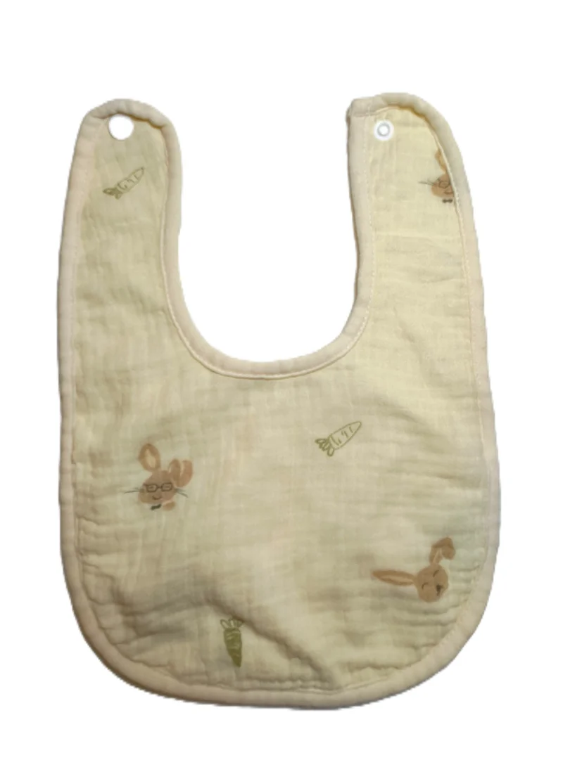 بيبي كلو Cute Baby Bib with Fun Prints -Easy Clean