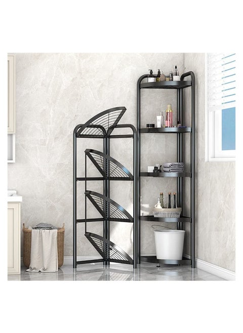 Foldable Triangle Shelf Corner Shelf Can Be Used In Kitchen Bathroom Office No Assembly Needed