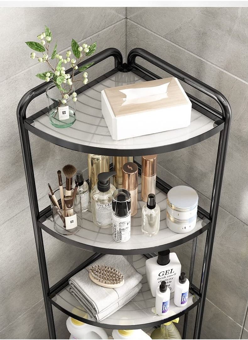Foldable Triangle Shelf Corner Shelf Can Be Used In Kitchen Bathroom Office No Assembly Needed