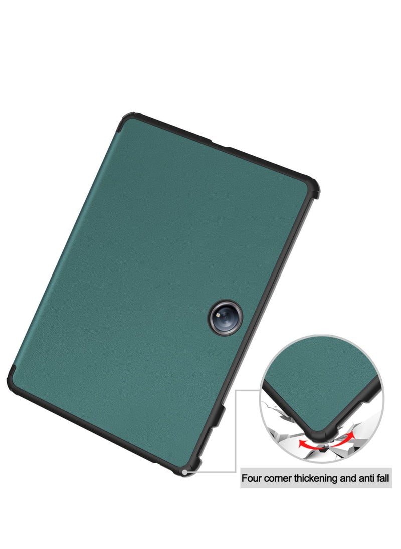 Generic - Case for OnePlus Pad 2 / OnePlus Pad Pro 12.1 Inch Released 2024 Folio Slim Smart Cover Lightweight Hard Shell Protective Case with Multi-Angle Stand -Dark Green - Image 1