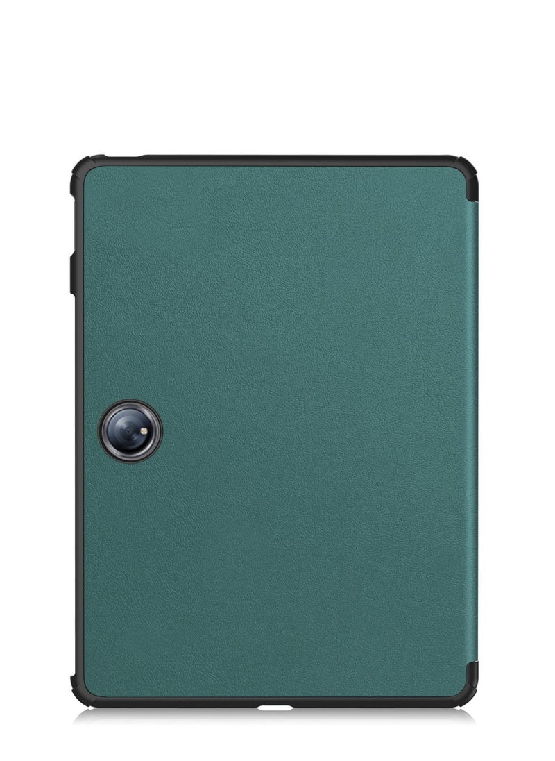 Generic - Case for OnePlus Pad 2 / OnePlus Pad Pro 12.1 Inch Released 2024 Folio Slim Smart Cover Lightweight Hard Shell Protective Case with Multi-Angle Stand -Dark Green - Image 1