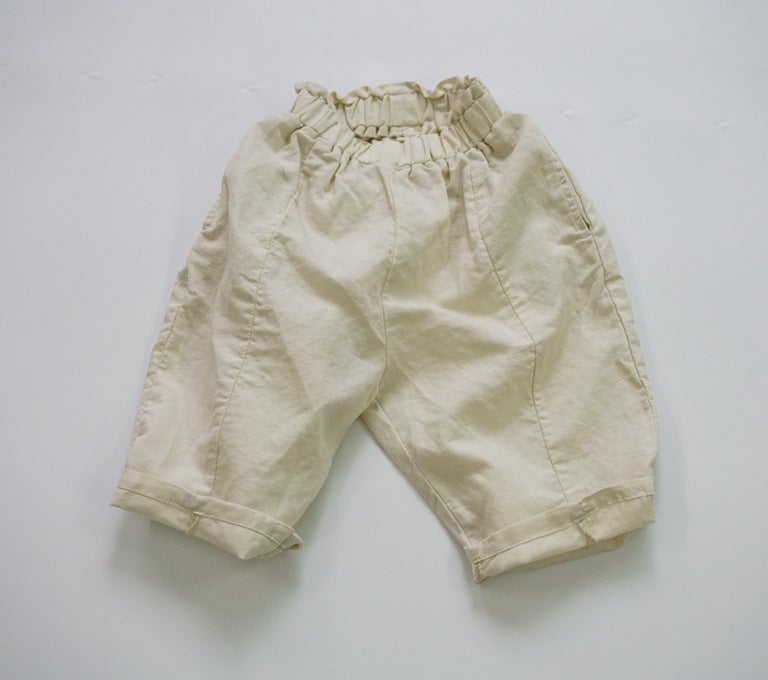 Autumn Girls' Pants Solid Color Children'S Casual Pants Korean Style Cotton And Linen Summer Baby Boys' Ankle-Length Pants Class A Hair-Generation - Image 1