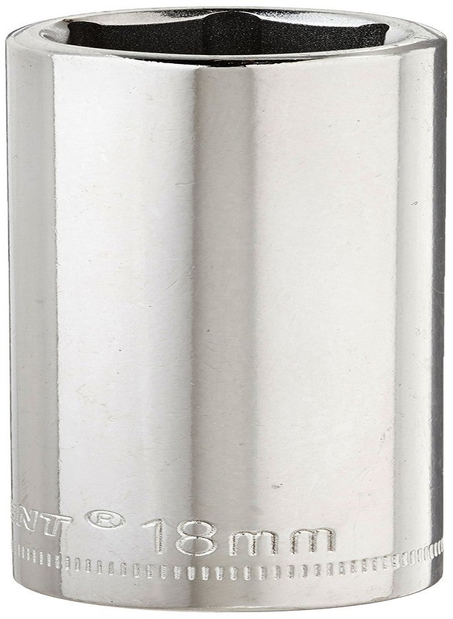 كريسنت مقبس متري عميق ذو 6 نقاط، مقاس 1/2 بوصة، هلال، 18 مم - CDDS77N