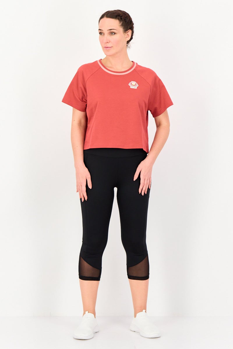 Puma x Palomo Women Sportswear Fit Short Sleeve Outdoor T-Shirt, Red - Image 4