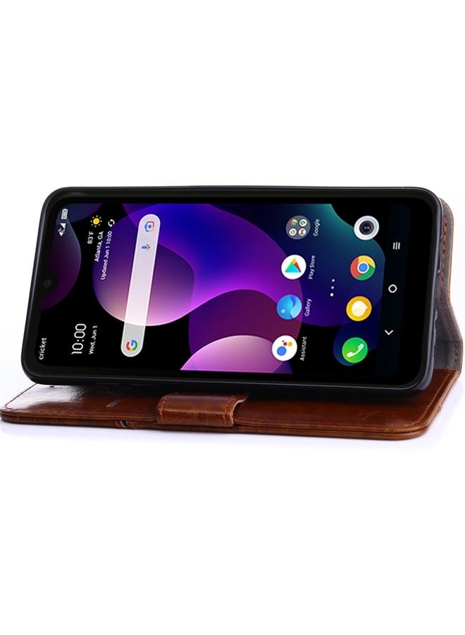 اس-توب جراب لهاتف Infinix Note 12 Pro 4G / Note 12 2023 جراب هاتف جلدي قابل للطي بخياطة هندسية - Image 4