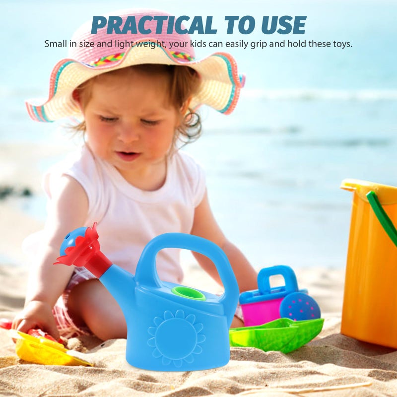 NUOBESTY Plastic Watering Can, Chicken Watering Can Toys Watering Can Kids Beach Bath Toy, Pack of 2 (Random Color) - Image 5