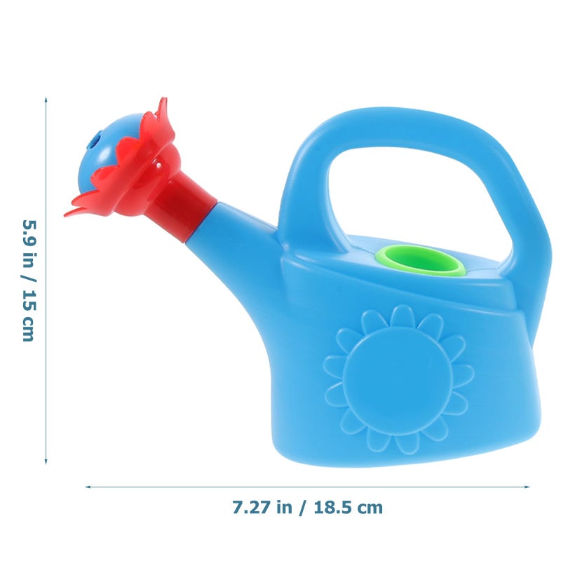 NUOBESTY Plastic Watering Can, Chicken Watering Can Toys Watering Can Kids Beach Bath Toy, Pack of 2 (Random Color) - Image 2