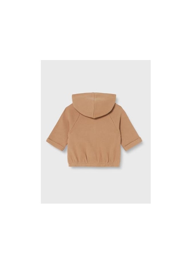 UNITED COLORS OF BENETTON Baby Boys Jacket Hooded Sweatshirt - Tobacco  - Image 2