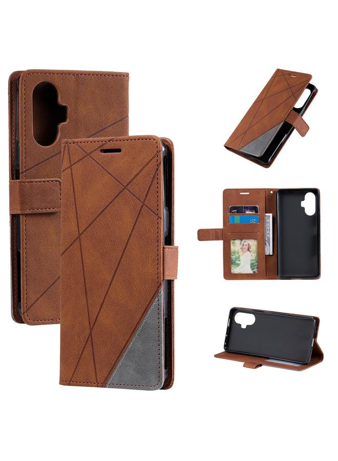 Case For Xiaomi Poco F3 GT Skin Feel Splicing Horizontal Flip Leather Phone Case